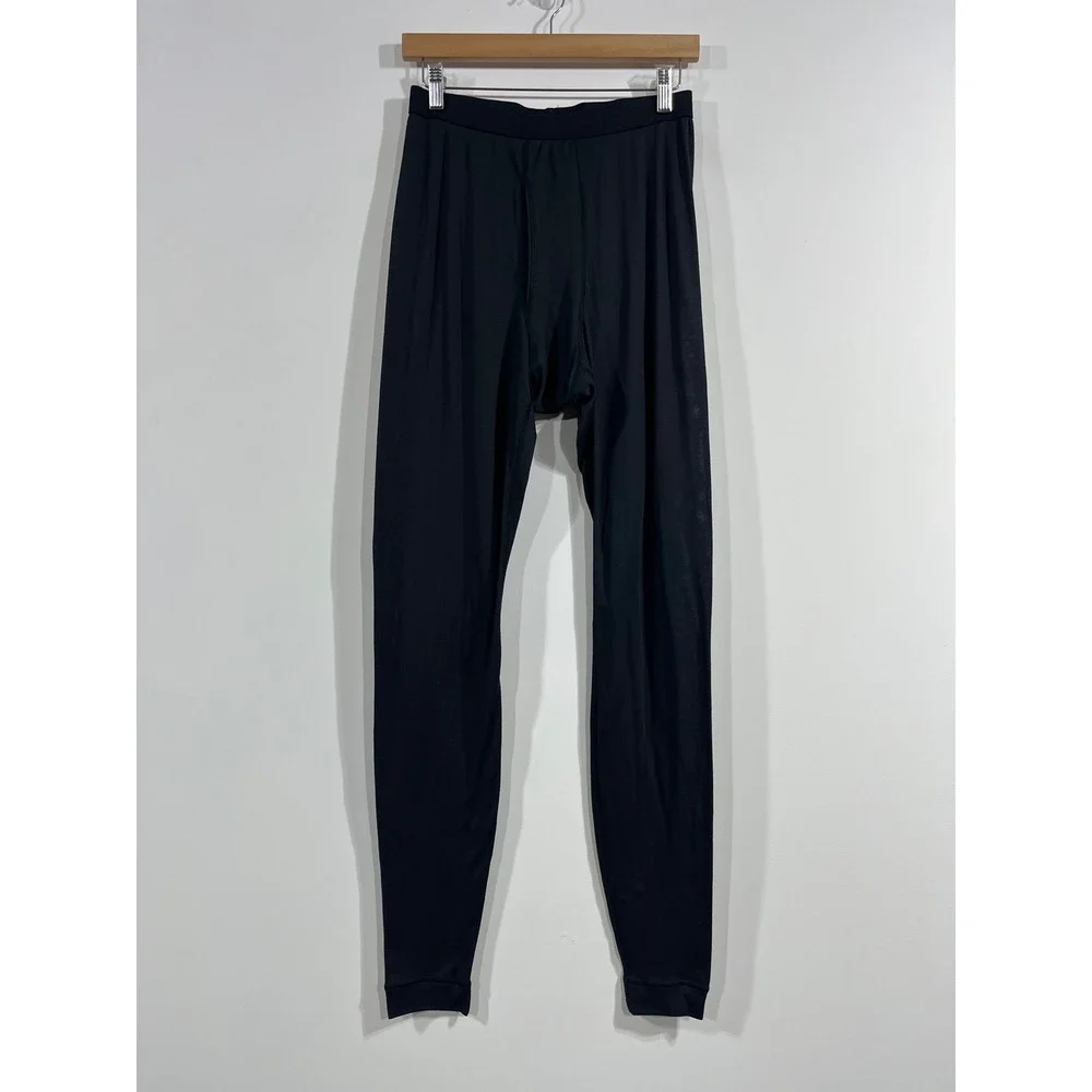 Patagonia Capilene Gorpcore Mens Large Black Base Layer Thermal Pants Outdoors